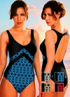 766 - Malla Enteriza Modeladora De Natación Con Broche En Espalda - comprar online