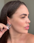 BRI107 - BRINCO REDONDO CLIQUE CÍRCULOS - FOLHEADO A OURO 18k - comprar online