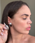 BRI105 - BRINCO RETO MARTELADO - FOLHEADO A PRATA 925 - comprar online
