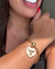 PUL656 - PULSEIRA ELO PORTUGUÊS GROSSO CORAÇÃO BRANCO ESPÍRITO SANTO- ZAMAC- LINHA PREMIUM - comprar online