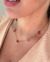 AC010 - COLAR INSPIRAÇÃO BORBOLETAS VERMELHO - AÇO INOXIDÁVEL- FOLHEANDO A OURO - comprar online
