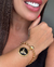 PUL494 - PULSEIRA ELO PORTUGUÊS GROSSO MEDALHA PRETA ESPIRITO SANTO - ZAMAC- LINHA PREMIUM - comprar online