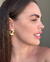 BRI906 - BRINCO TATI ORGANIC - FOLHEADO A OURO 18k - comprar online