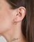 BRI422- BRINCO CORAÇÃO TIRA ZIRCÔNIA- FOLHEADO A OURO 18k - comprar online