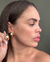 BRI102 - BRINCO REDONDO ORGANIC - FOLHEADO A OURO 18k - comprar online