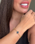 PUL790 - PULSEIRA VIRGINIA 3 TREVOS PRETO - FOLHEADO A OURO 18k - comprar online