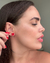 BRI138 - BRINCO CLASSIC INSP VG VERMELHO - FOLHEADO A OURO 18k - comprar online