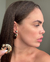 BRI98 - BRINCO ARGOLA TRAVA BOLINHA - FOLHEADO A OURO 18k - comprar online