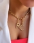 COLAR ELO PORTUGUÊS GROSSO PERSONALIZADO 2 INICIAIS - ZAMAC- LINHA PREMIUM - comprar online