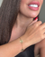 PUL792 - PULSEIRA VIRGINIA DOURADO 3 TREVOS - FOLHEADO A OURO - 18k - comprar online