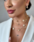 BRI29 - BRINCO LUXO GRANDE INSPIRED ZIRCONIA- FOLHEADO A OURO 18k - comprar online