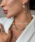 COL159 - COLAR INSPRED TIFFANY ZIRCONIA TRAVA LUXO - ZAMAC - LINHA PREMIUM na internet