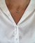COL30 - COLAR VENEZIANA MINI LETRA - FOLHEADO A PRATA 925 - comprar online