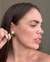 BRI104 - BRINCO RETO MARTELADO - FOLHEADO A OURO 18k - comprar online