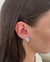BRI16- BRINCO INSPIRED ZIRCONIA PONTO LUZ - FOLHEADO A PRATA 925 - comprar online