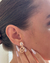 BRI21- BRINCO LUXO PEDRA ZIRCONIA INSPIRED - FOLHEADO A OURO 18k - comprar online