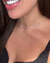 COL511 - CHOKER TIFFANY ROSA - FOLHEADO A PRATA 925 - comprar online