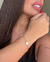 PU001 - PULSEIRA INSPIRAÇÃO VG 3 TREVOS BRANCO - FOLHEADO A OURO 18k - comprar online
