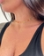 COL662 - CHOKER RIVIERA COLORIDO- 35cm + 5cm extensor - FOLHEADO A OURO 18k - comprar online