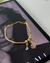 PUL421- PULSEIRA BERLOQUE BORBOLETA NAVETI GOTA FUSION - FOLHEADO A OURO 18k