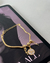 PUL423- PULSEIRA BERLOQUE MEDALHA ESPÍRITO SANTO MADRE PÉROLA - FOLHEADO A OURO 18k