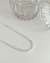 COL0092 - CHOKER RIVIERA- FOLHEADO A PRATA 925