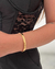 PUL576 - BRACELETE BORDA TRABALHADA - ZAMAC- LINHA PREMIUM