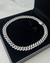 COL331- COLAR ICE LUXO GROSSO ZIRCÔNIA FECHO GAVETA PRATA - 40cm PRATA - SEMI JOIA - ZAMAC - LINHA PREMIUM - Destak Acessórios