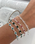 PUL63 - PULSEIRA TIFFANY- FOLHEADO A PRATA 925