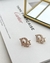 BRI15- BRINCO INSPIRED ZIRCONIA PONTO LUZ - FOLHEADO A OURO 18k - comprar online