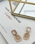 BRI21- BRINCO LUXO PEDRA ZIRCONIA INSPIRED - FOLHEADO A OURO 18k na internet