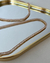 COL335 - COLAR LUXO RIVIERA NAVETI ZIRCÔNIA FECHO GAVETA DOURADO - 40cm - SEMI JOIA - ZAMAC- LINHA PREMIUM na internet