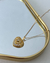 COL340 - COLAR VENEZIANA CORAÇÃO FECHADO ZIRCÔNIA- 40cm + 5cm extensor-FOLHEADO A OURO 18k