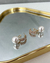 BRI515 - BRINCO ARGOLINHA NAVETI ZIRCÔNIA PEROLA - FOLHEADO A OURO 18k - comprar online