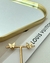 BRI04 - BRINCO BORBOLETA GOLD - ZAMAC- LINHA PREMIUM