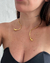 COL165 - CHOKER FORMAS ESFERA GOLD - ZAMAC- LINHA PREMIUM