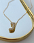 COL365 - COLAR VENEZIANA INICIAL HAILEY ZIRCÔNIA- 45cm - FOLHEADO A OURO 18k - comprar online