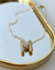 COL365 - COLAR VENEZIANA INICIAL HAILEY ZIRCÔNIA- 45cm - FOLHEADO A OURO 18k - loja online