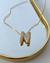 Imagem do COL365 - COLAR VENEZIANA INICIAL HAILEY ZIRCÔNIA- 45cm - FOLHEADO A OURO 18k