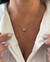 CO789- COLAR VENEZIANA MINI INICIAL - FOLHEADO A OURO 18k na internet