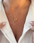 CO789- COLAR VENEZIANA MINI INICIAL - FOLHEADO A OURO 18k - loja online