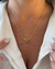 CO789- COLAR VENEZIANA MINI INICIAL - FOLHEADO A OURO 18k - comprar online