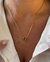 CO789- COLAR VENEZIANA MINI INICIAL - FOLHEADO A OURO 18k - Destak Acessórios
