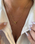 CO789- COLAR VENEZIANA MINI INICIAL - FOLHEADO A OURO 18k - loja online