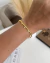 PU118 - PULSEIRA MALHA DETALHES ZIRCONIA- FOLHEADO A OURO 18k - comprar online