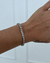 PUL476 - PULSEIRA LUXO SEMI JOIA RIVIERA QUADRADINHO FECHO GAVETA - ZAMAC- LINHA PREMIUM