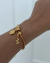 PUL483 - PULSEIRA BERLOQUE CASINHA DOG - FOLHEADO A OURO 18k - comprar online