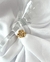 ANEL124- ANEL REGULÁVEL FLOR ZIRCÔNIA- ZAMAC - LINHA PREMIUM - comprar online