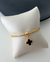 PUL777 - PULSEIRA BERLOQUE INSPIRAÇÃO VG PRETO - FOLHEADO A OURO 18k