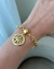 PUL492 - PULSEIRA ELO PORTUGUÊS GROSSO ARVORE VIDA FAMILIA - ZAMAC- LINHA PREMIUM - comprar online